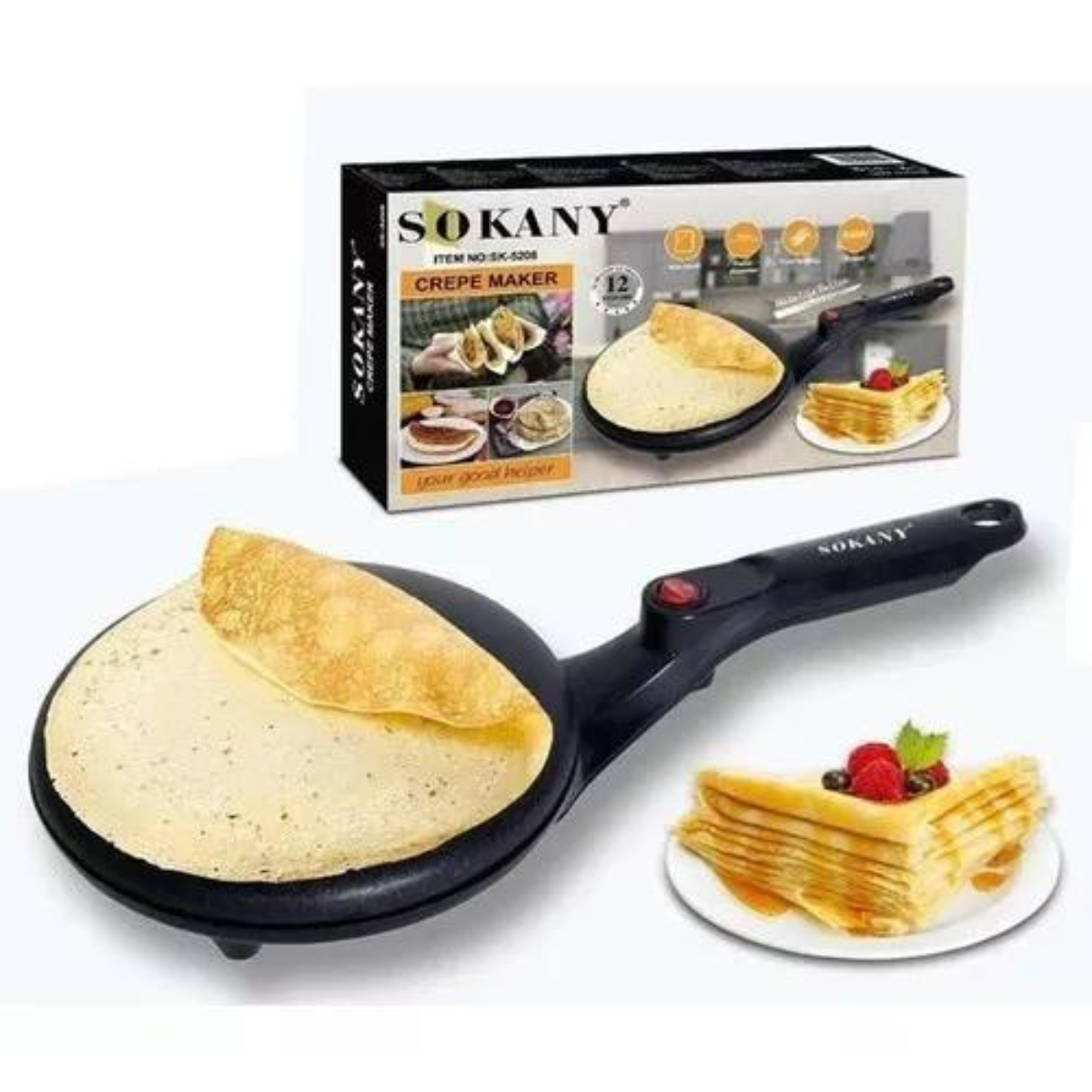 Crepera Eléctrica Automática Gourmet