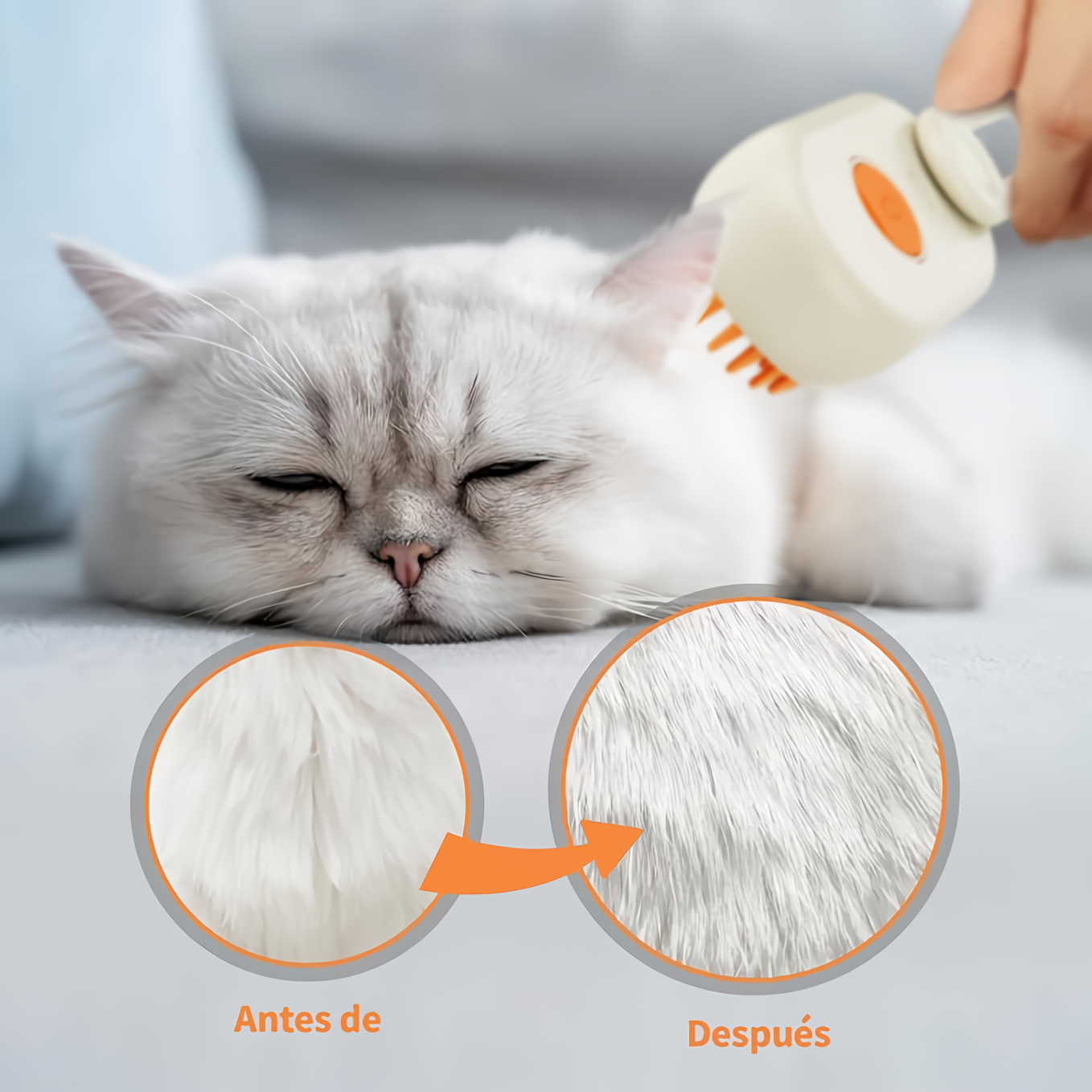 Cepillo a Vapor para Mascota