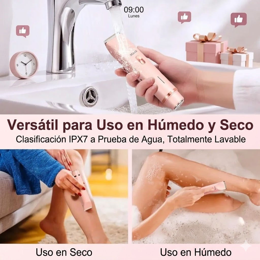 Depiladora corporal 2 En 1