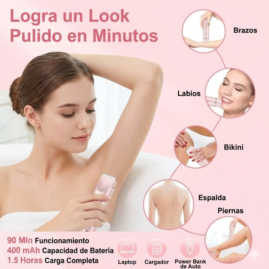 Depiladora corporal 2 En 1